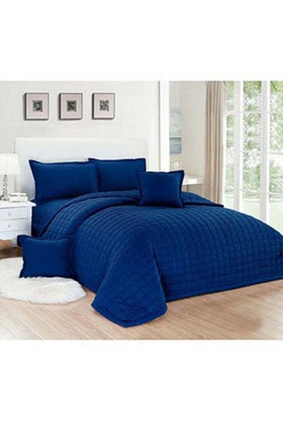 Moon 4-Piece Compressed Duvet Set Microfiber Navy 210x160cm
