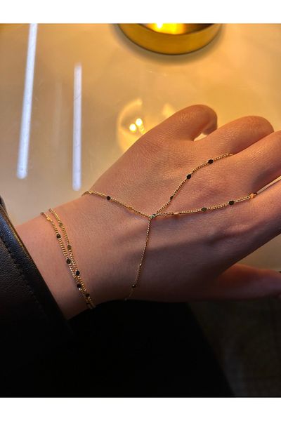 luxyansımalar Gold Flake Chain Model Şahmeran
