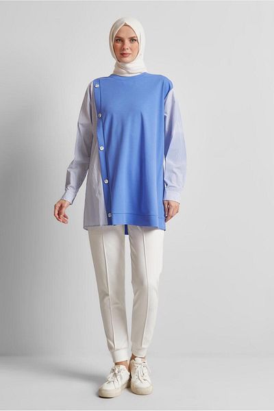 Alvina Garnished Tracksuit Tunic 44751