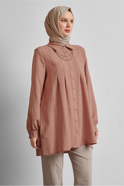 Alvina Shirt Collar Tunic 45496