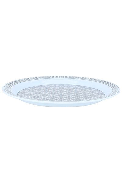 Alsaif Gallery Melamine Plate, Al Saif Gallery, 40 cm, Round - White