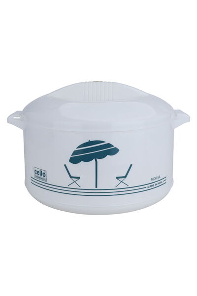 Generic Al Saif Gallery Plastic Food Container, 5 Liters - White