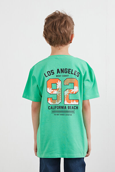 Fulla Moda Μπλουζάκι για αγόρι με στάμπα 92 μπροστά και πίσω