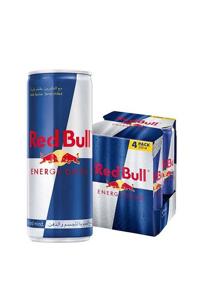 Red Bull Energy Drink 250 ml × 4 pieces