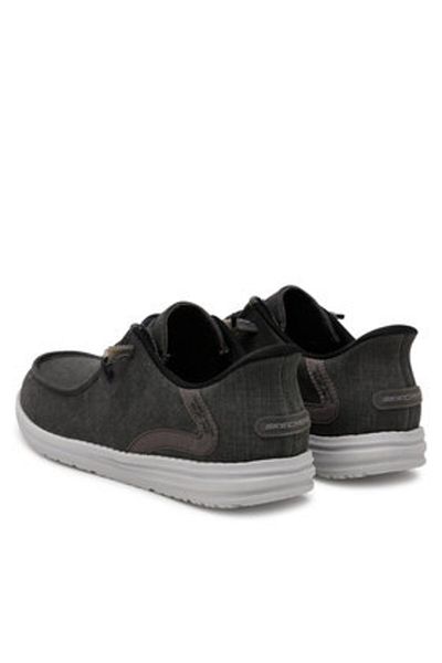 SKECHERS Men's Moccasins Black SKECHERS-210959 BKGY