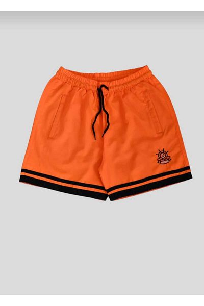 TUWAN sport Blue Men's Swim Shorts with White Stripe