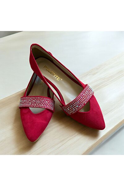 Major Butik Women's Suede Ballerina Shoes