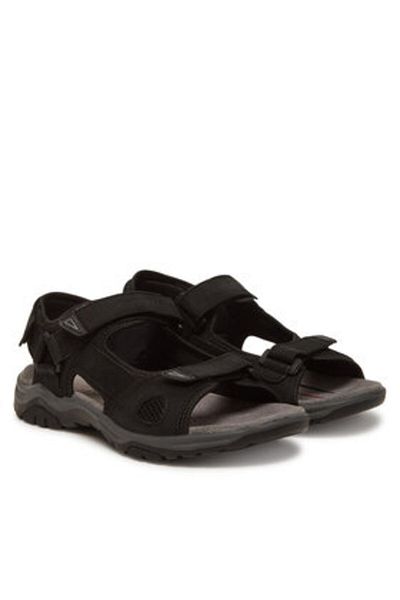 BUGATTI Men's Sandals black BUGATTI-321-AS780-2569 1010 BLACK / BLACK