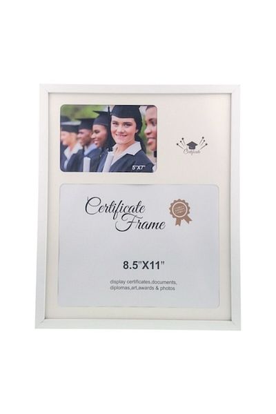 Blusmart Wooden photo frame with space for a photo and a diploma, 34x41 cm, M2