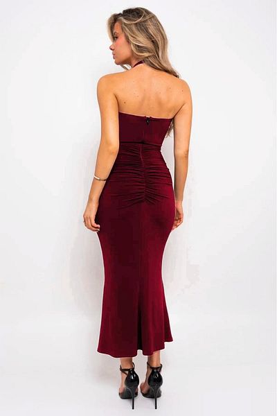 MAYHOŞ BUTİK Women's Rose Accessory Dress