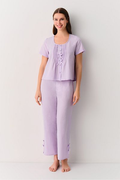 SUWEN Candy Masculine Pajama Set