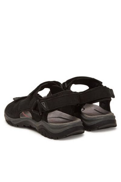 BUGATTI Men's Sandals black BUGATTI-321-AS780-2569 1010 BLACK / BLACK