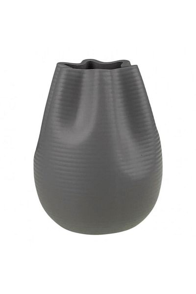 Blusmart Ceramic Vase with Stripes, 13x17 cm, M4
