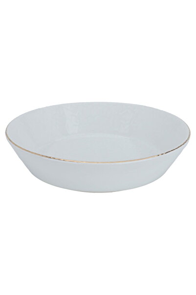 Generic طبق بورسلين من معرض السيف، 20 سم - أبيض