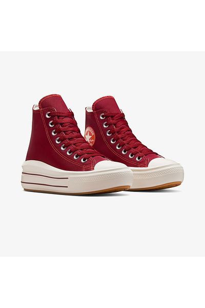 converse Chuck Taylor All Star Move Women's Red Casual Shoes Women's Ls Shoes A12586C