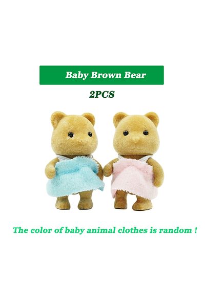 Choice12 K04 1:12 Simulation Forest Animal Family Rabbit Panda Koala Reindeer Baby Dollhouse Figures Collecti