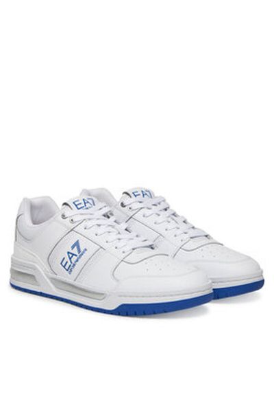 EA7 Emporio Armani Men's Sneakers white EA7 EMPORIO ARMANI-X8X234 XK422 R940 OPT.WHT+TURKISH SEA