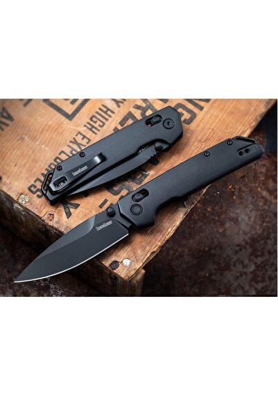tekinhediyelik Kershaw Çakı Iridium - Black D2 Çelik