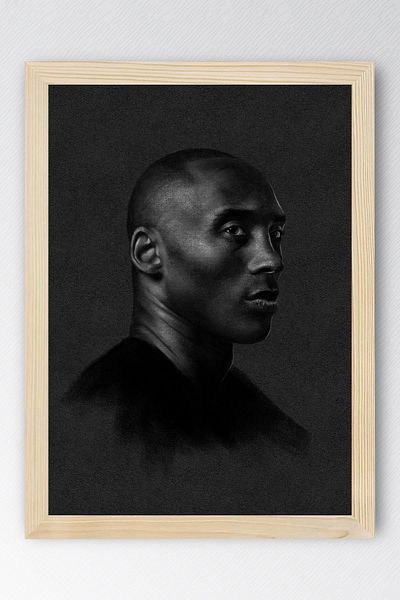 Saturn Pictură înrămate Kobe Bryant - Pictură poster NBA de baschet