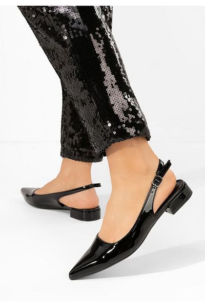 B T Shoes Pantofi cu toc mic Danya negri