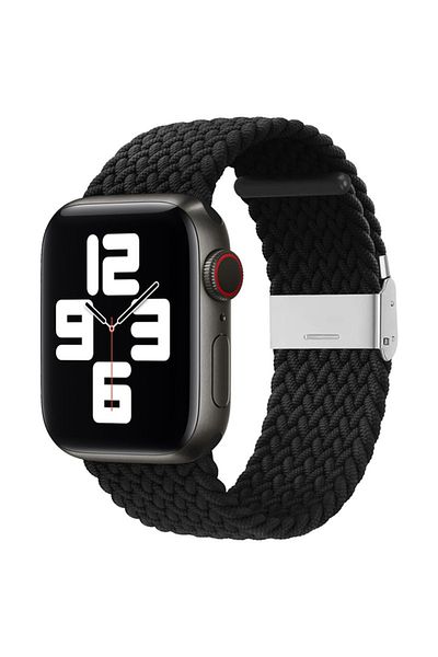 SKYDDAR INNOVATION Strap for Apple Watch (38/40/41mm), Adjustable, Premium - Black