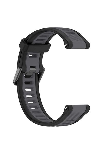 SKYDDAR INNOVATION Curea din silicon pentru Samsung Galaxy Watch 4/5/Active 2, Huawei Watch GT 3 /3 Pro, W053 - Gri