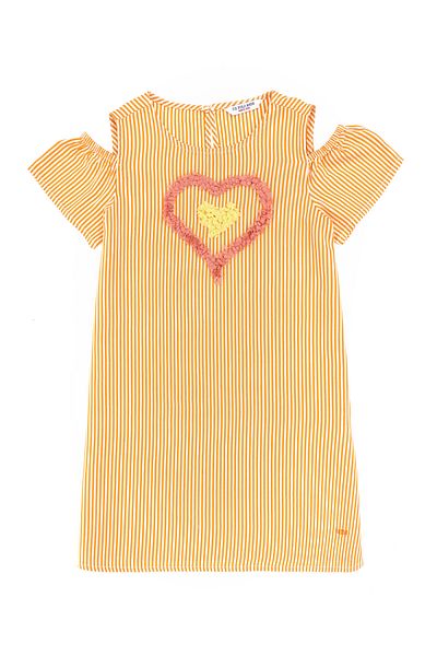 U.S. Polo Assn. Girl's Orange Woven Dress 50319553-Vr051