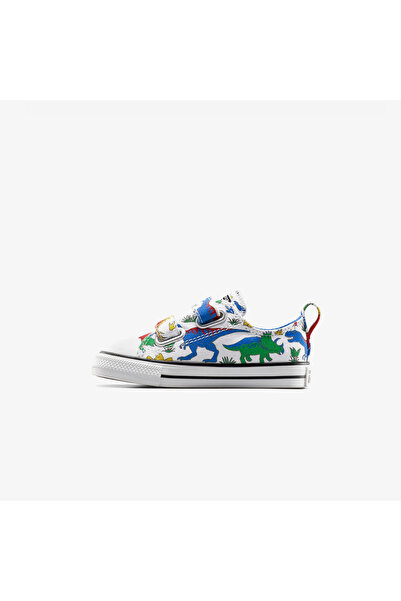 Converse Chuck Taylor All Star Dino Party Easy On Bebek Beyaz Sneaker