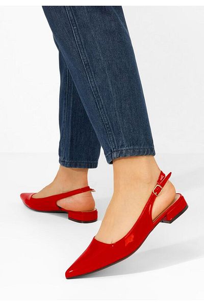 B T Shoes Pantofi slingback Danya rosii