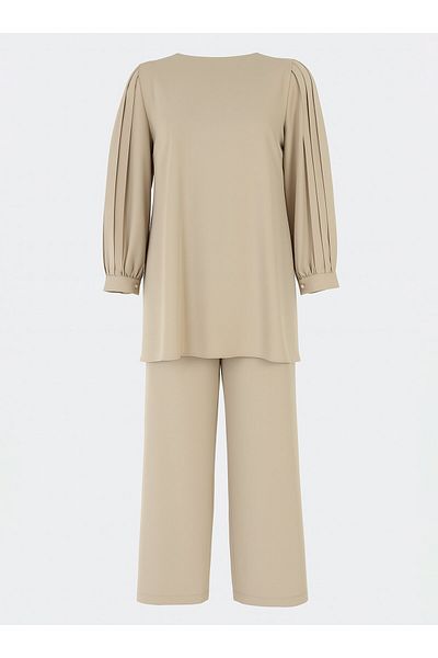 ALİA Plus Size Suit - Mink - Alia