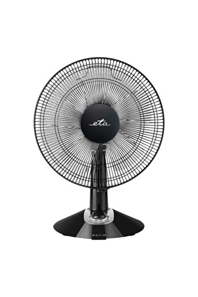ETA Ventilator de masă ETA Zefir 1607 90010, 45W, 30 cm, 5 palete, 4 moduri de suflare a aerului, oscilație, negru