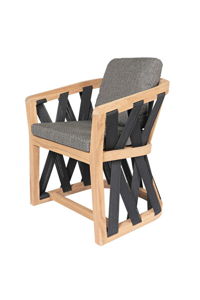 Chakra New Spark Yemek Sandalyesi Siyah Siyah