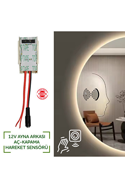 MELKO Ayna Arkası Işık Aç-Kapa 12V Hareket Sensörü