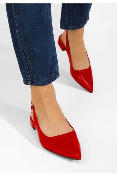 B T Shoes Pantofi slingback Danya rosii