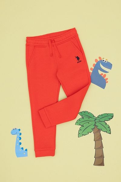 U.S. Polo Assn. Girl's Red Sweatpants 50316914-Vr030