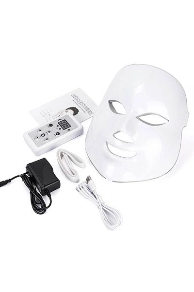 NEO Set masca pentru terapia fotodinamica PDT cu 7 lumini LED, masca PDT pentru tratamente cosmetice de