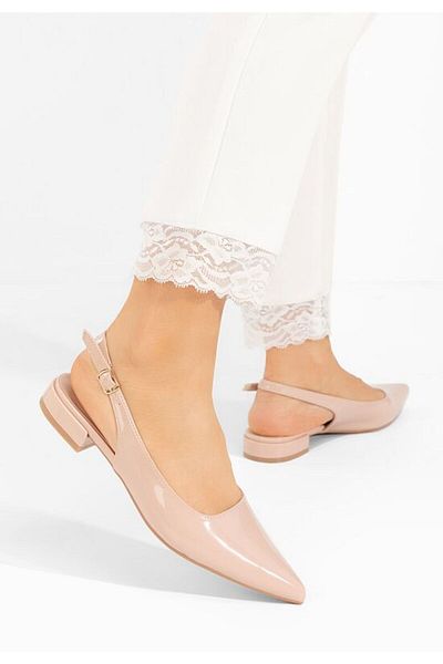 B T Shoes Pantofi slingback Danya bej