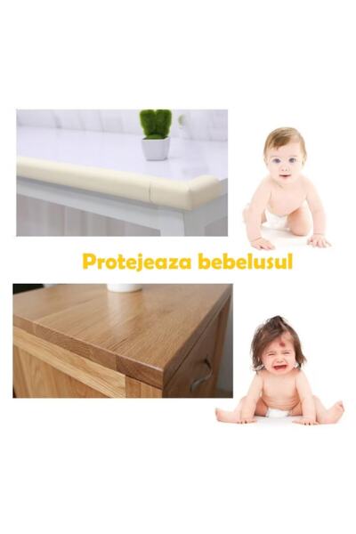 ideal STORE Banda Protectie Colturi si Margini Mobila pentru Copii, idealSTORE