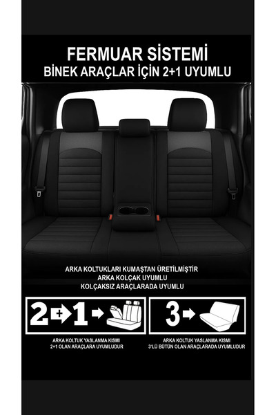 Galaxy Nissan Pulsar Compatible Riva Plus Series Auto Seat Cover