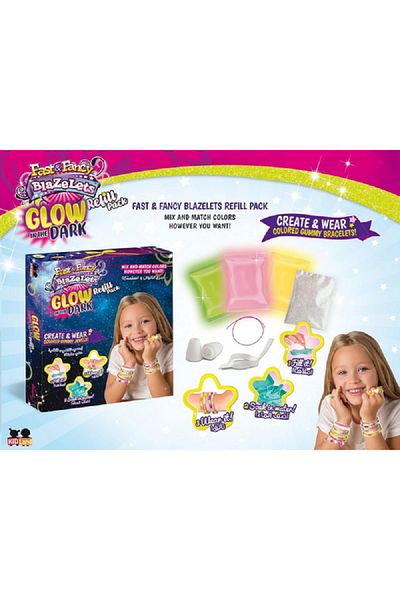 Marvel Fast and Fancy Blazelets Glow In The Dark Refill Set Multicolor MMBLZ104G