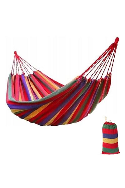 Kring Hammock for garden, multicolor, for one person, with storage bag, 250x80cm