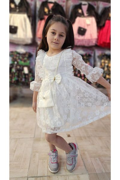GAZALEH Lace Girls Children Dress