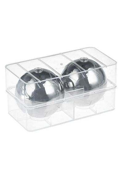 OEM Set Cuburi de Gheata Reutilizabile din Otel Inoxidabil Sfera Ø5.5cm - 2buc