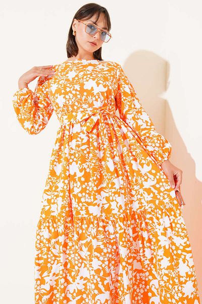 Maystore Floral Flared Dress