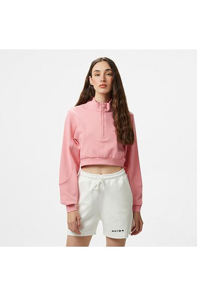 United 4 United4 Knitted Crop Women's Pink Sweatshirt