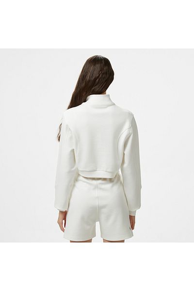 United 4 United4 Knitted Crop Women's Ecru Sweatshirt
