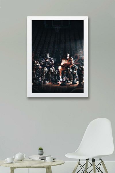Saturn Pictură înrămate Kobe Bryant - Pictură poster NBA de baschet