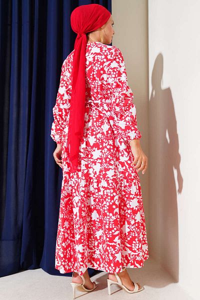 Maystore Floral Flared Dress
