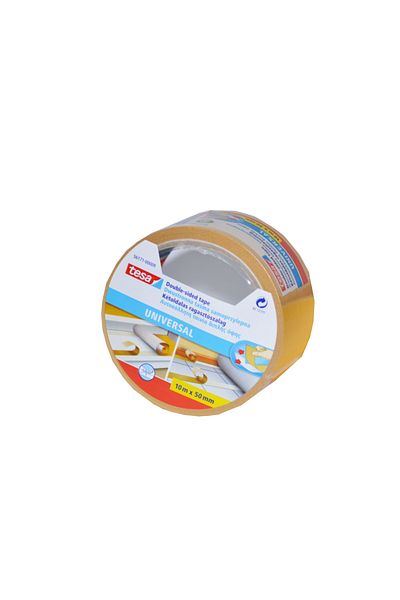 Tesa Bandă dublu adezivă transparentă, 50 mm x 10 m, bandă de etanșare