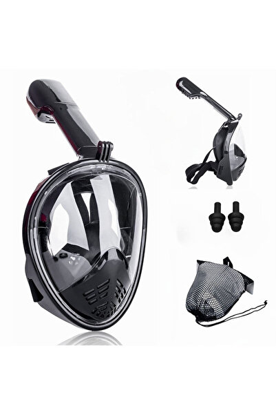 MultiZone قناع الغوص الكامل للوجه، قناع الغوص الكامل من السيليكون مقاس S-M، ق...